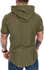 Lexiart Mens Fashion Athletic Hoodies Sport Sweatshirt Solid Color Fleece - Image 2