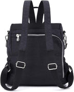 MINTEGRA Women Shoulder Backpack Multi-Pocket Nylon Purse Large Capacity - Image 4