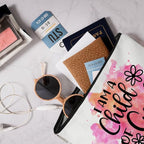 I Am A Child Of God Makeup Bag, Funny Cosmetic Bag for Goddaughter, Inspirational Gifts for Christian, Baptism Gifts for Godchild, First Communion Gifts, Catholic Gifts for Women