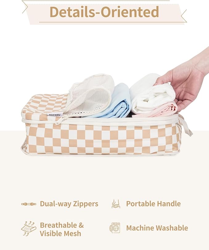 Narwey 6 Set Compression Packing Cubes - Image 6