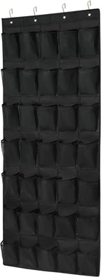 35Large Pockets Over The Door Shoe Organizer, Mesh Pockets Shoe Holder Rack by Unknown