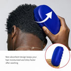 Luxury Twist Styler – Durable, Washable Comb Brush, a Premium Alternative to Hair Sponges for Afro, Curly, Coiled & 4C Hair, Ideal for Daily or Professional Use (1 Count) (Blue)
