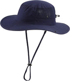 Home Prefer UPF50+ Mens Sun Hat Wide Brim Womens UV Protection Beach Bucket Hat by HomePreferHatsCaps