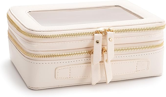 Aveniee Clear Makeup Bags, Double Layer Cosmetic Case - Image 7
