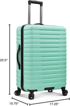 U.S. Traveler Boren Polycarbonate Hardside Rugged Travel Suitcase Luggage - Image 8