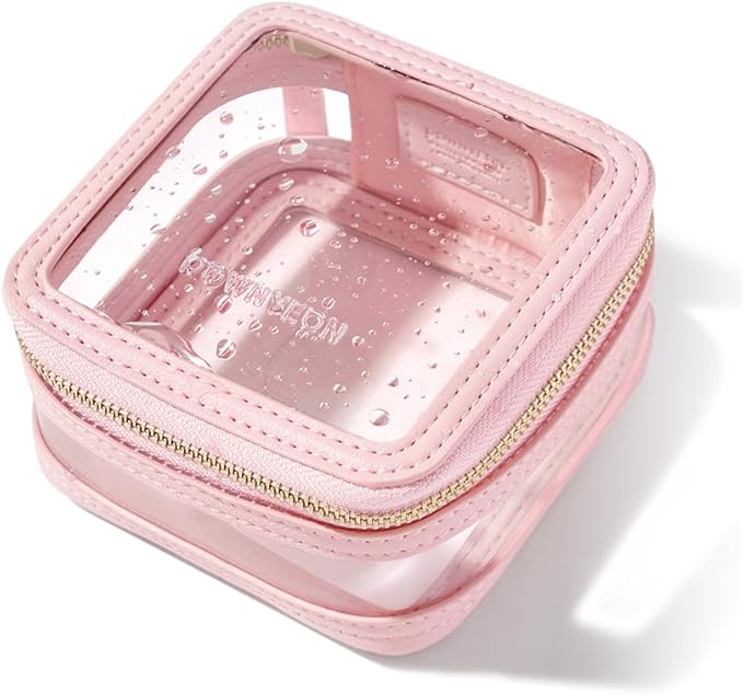 ROWNYEON Clear Makeup Case Toiletry Bag Multipurpose Travel Makeup Train Case by CAMDEEZ