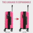KROSER Hardside Expandable Carry On Luggage - Image 5