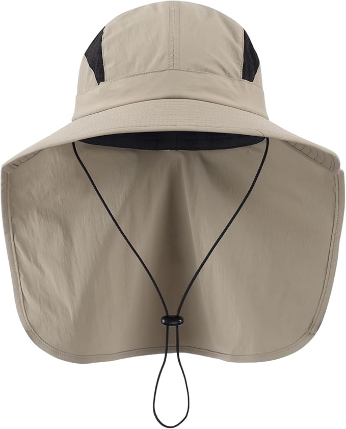 Home Prefer UPF 50+ Sun Hats for Men Women Wide Brim Fishing Hat - Image 3