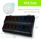 Extra Large Weekly Pill Organizer 2 Times a Day - Image 6