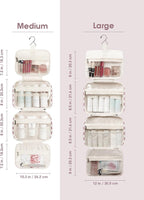 Narwey Travel Toiletry Bag for Women Large Hanging Makeup Bag Organizer - Image 3
