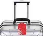2-Pack Artistic Red Luggage Tags - Image 6