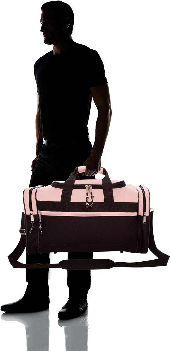 DALIX 17" Blank Duffle Bag Duffel Bag Travel Size Sports Durable Gym Bag - Image 7