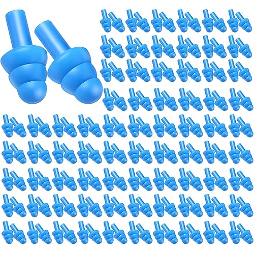 200 Pairs Ear Plugs Bulk (Blue)