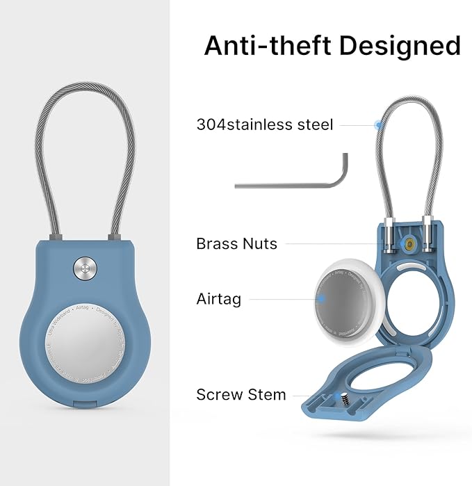 Air tag Holder, Air tag Keychain - Image 2