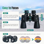 30x50 High Powered Binoculars for Adults, Waterproof Compact Binoculars - Image 2
