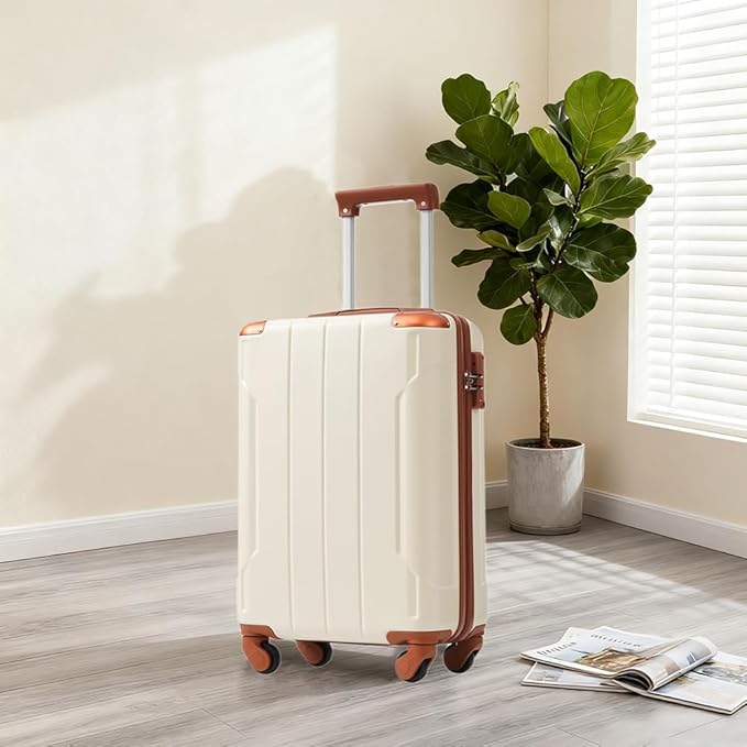 Merax Luggage Set 3 Piece Carry on Luggage, Lightweight Durable Spinner Suitcase - Image 3