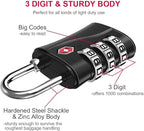 ZHEGE Luggage Locks TSA Approved, Small Padlock - Image 3