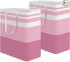 HomeHacks 2 Pack Large Laundry Baskets, Waterproof, Freestanding Laundry Hampers by HomeHacks
