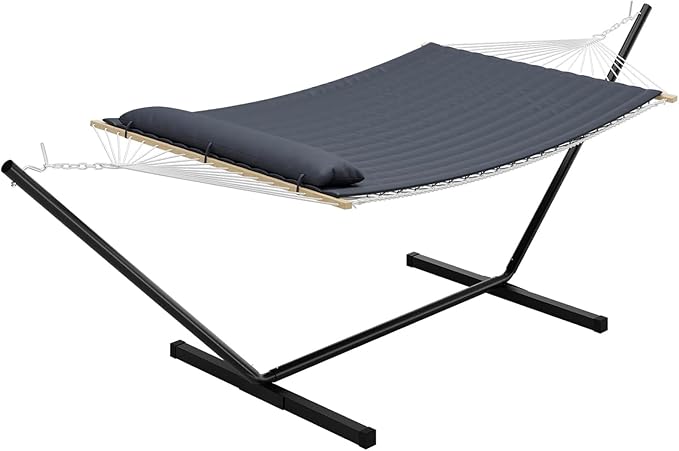 Hammock with Stand for Outside, 2 Person Portable Hammock with Breathable by Unknown