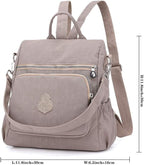 MINTEGRA Women Shoulder Backpack Multi-Pocket Nylon Purse Large Capacity - Image 7