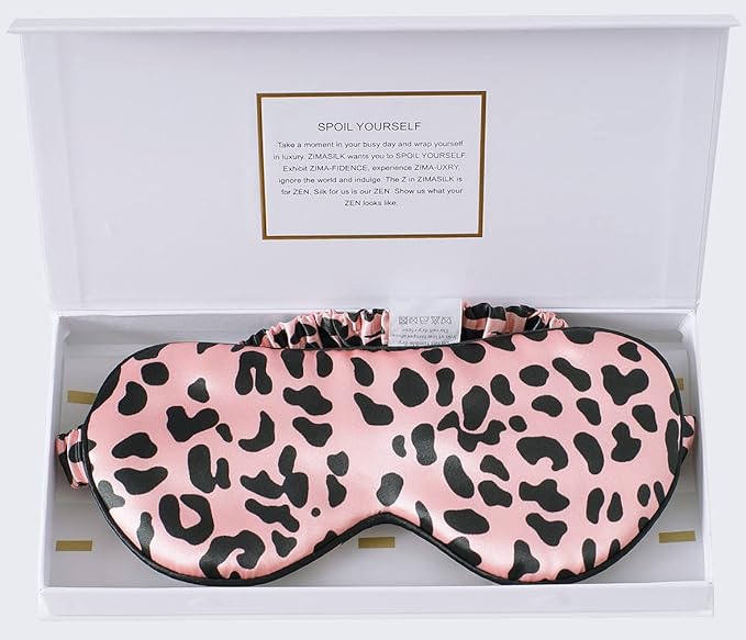ZIMASILK Adjustable 100% 22 Momme Mulberry Silk Sleep Mask by ZIMASILK
