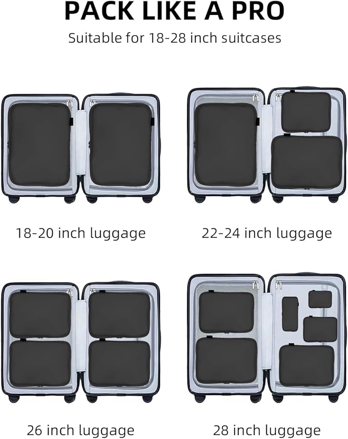 6 Set Compression Packing Cubes - Image 7