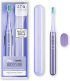 Aquasonic Icon ADA-Accepted Rechargeable Toothbrush | Magnetic Holder & Slim by AquaSonic