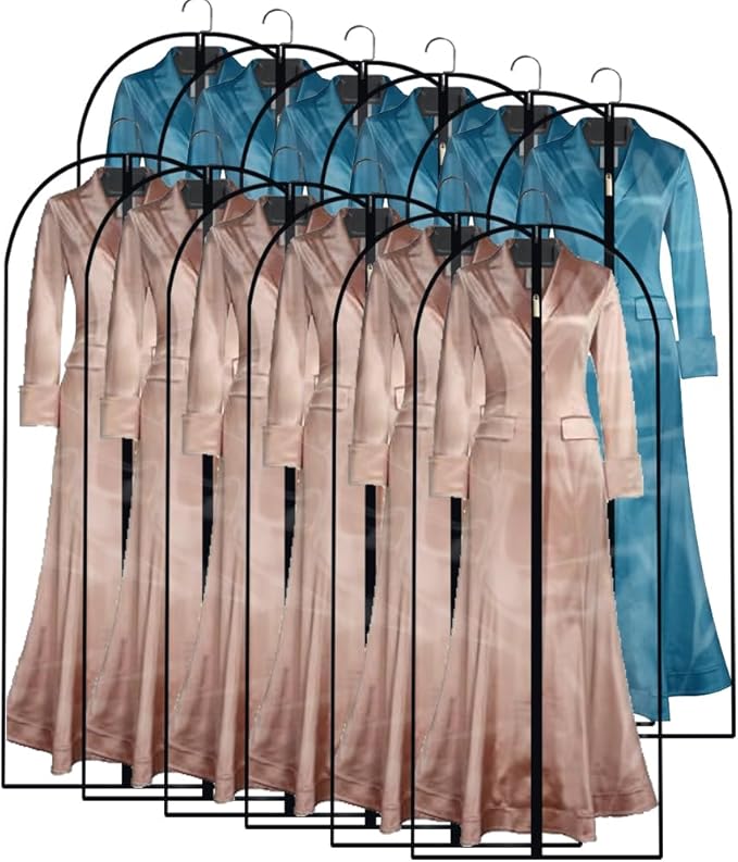 Garment Bags for Hanging Clothes Travel Clothing Suit Bags for Closet Storage by HomeClean