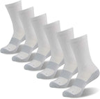 FOOTPLUS Hiking Copper Compression Socks, Unisex Cushioned Sole Arch Support by FOOTPLUS