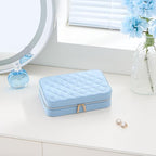 Lolalet Travel Jewelry Case for Women, Travel Jewelry Organizer Box - Image 6
