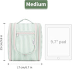 Narwey Small Striped Hanging Travel Toiletry Bag - Image 8