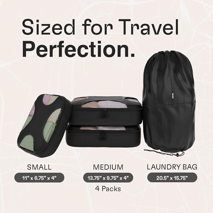Shacke 6 Set Packing Cubes for Travel - Image 3