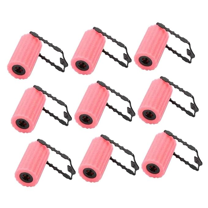 FRCOLOR Sponge Roller Hair Curling Stick 12Pcs Soft Foam Diy Hair Styling Tools Portable Hairdressing Accessories for Women Girls