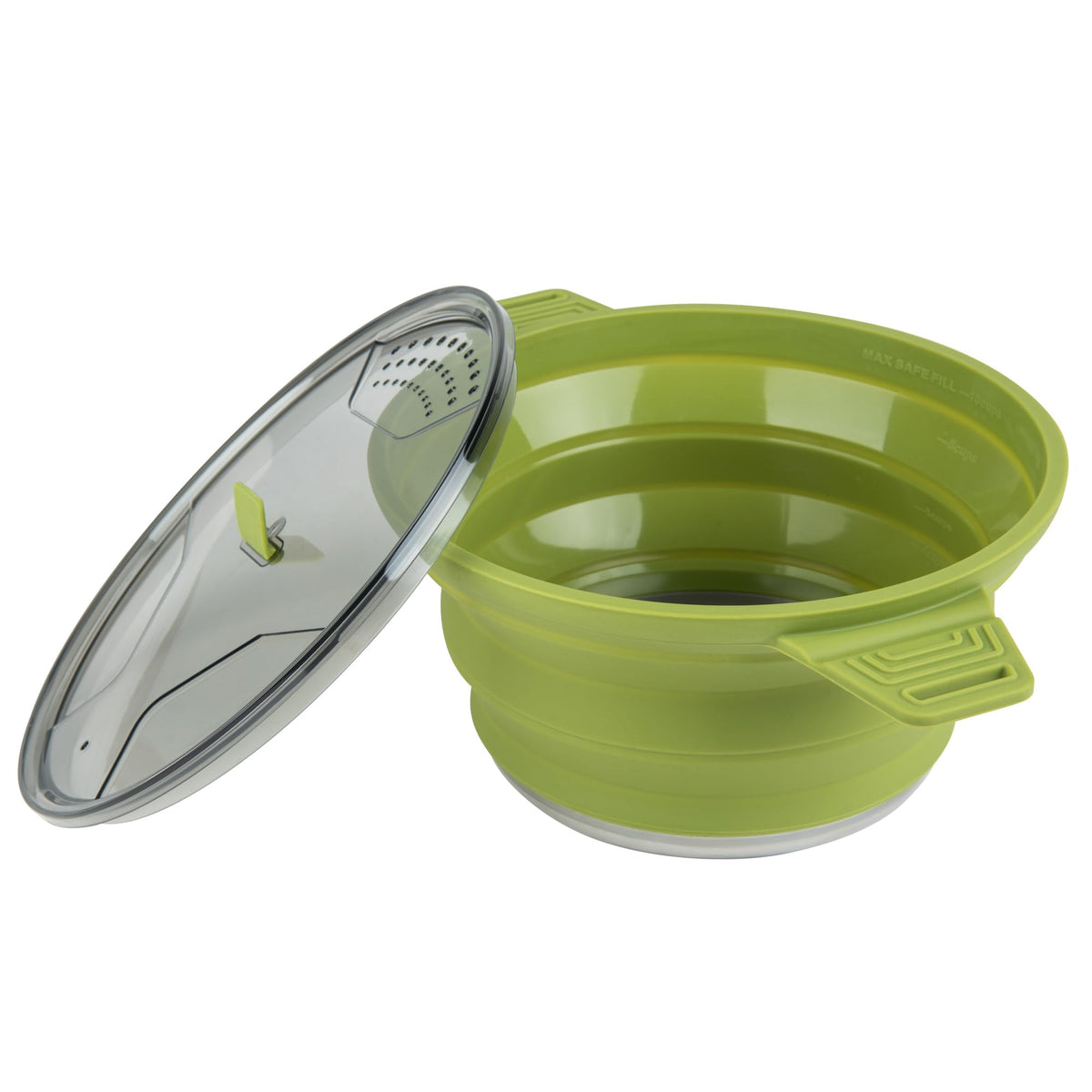 2.5L Green Silicone Collapsible Pot (20 Count / Pot)