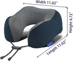 napfun Neck Pillow for Traveling, Upgraded Travel Neck Pillow for Airplane 100% - Image 5