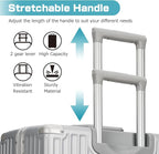 AnyZip Luggage Aluminium Frame Suitcase Hard Shell TSA Lock No Zipper 24In - Image 7