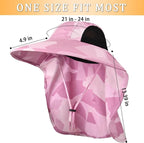 Sun Hat for Men Women with Neck Flap, UPF 50+ UV Protective Hiking Fishing Hats - Image 4