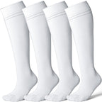 Viscose Made from Bamboo Compression Socks for Pregnant Women 20 (Small / 4 Pair-white)