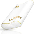 4-Layer King, Contour Pillow, Side Sleeper Pillow, Orthopedic Pillow, Neck by ROYALTHERAPY