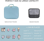 Makeup Bag with Led Mirror, Travel Makeup Organizer with 3 Color Setting - Image 2