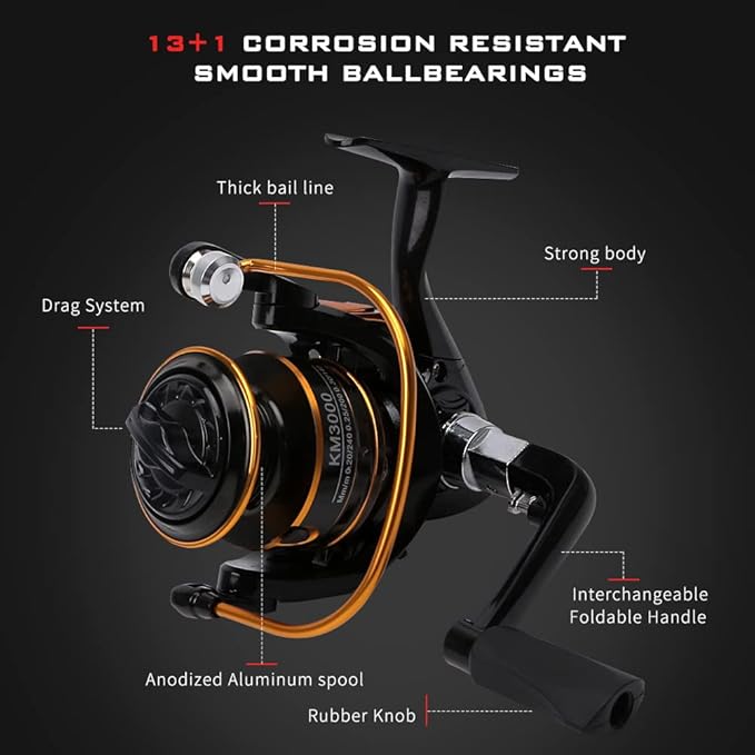 Collapsible Fishing Rod and Reel Combo, BalanZze Telescopic Fishing Rod - Image 3