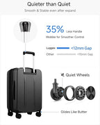 LUGGEX Luggage Sets 2 Piece, FLO5 Expandable Polycarbonate Hard Shell Suitcase - Image 6