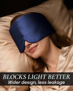 Zenssia Satin Sleep Mask for Women and Men, Lightweight Padded Eye Mask - Image 2