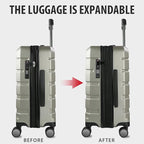 KROSER Hardside Expandable Carry On Luggage - Image 5