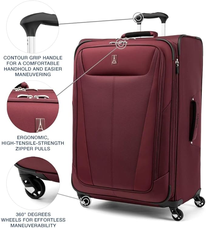Travelpro Maxlite 5 Softside Expandable Checked Luggage - Image 2