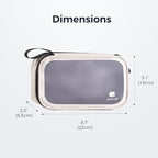 pack all Clear Electronic Organizer, TPU Cable Organizer Bag, Compact Cord - Image 6