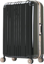 LEGEND WALKER Aluminum Frame Hardside Luggage, Checked-medium Suitcase by LEGENDWALKER
