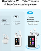 Wooask A9 Translation Earbuds Real Time Support Calls & Hotspot Sharing - Image 2