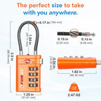 Forge TSA Approved Luggage Locks 4 Digit Combination TSA Travel Locks - Image 7