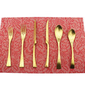 24 Piece Flatware Set (4 / Gold)